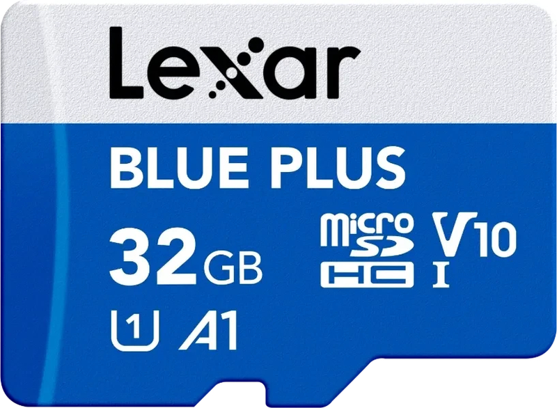 Card memorie Lexar microSDHC Blue Plus UHS-I 32GB + Adaptor