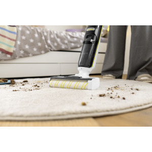 Karcher FCV 4 Natural N, vertical cu mop, 180W, 0.45L, Alb/Negru