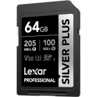 Card memorie Lexar SDXC Professional Silver Plus UHS-I 64GB