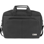 Natec Geanta laptop Gazelle, 15.6 inch, 3 compartimente, strat suplimentar de material, Negru