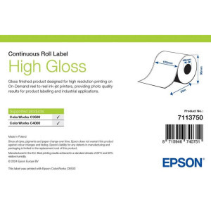 Consumabil Epson Rola continua etichete lucioase, 102 mm x 33 m