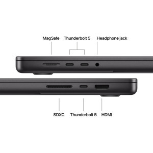 Apple 16.2'' MacBook Pro 16 Liquid Retina XDR, Apple M5 Pro chip (18-core CPU), 48GB, 1TB SSD, Apple M5 Pro 20-core GPU, macOS, Space Black, US keyboard, 2026