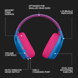 Logitech G435 Lightspeed Wireless Blue
