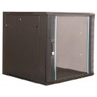 Xcab Xcab-9U80S.9004 9U, Wall mount, 600 x 800, Glass door, Negru