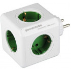 Priza/prelungitor Allocacoc PowerCube Original 5x Schuko Green