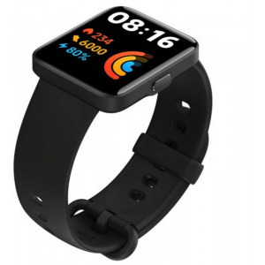 Xiaomi Redmi Watch 2 Lite Black, Wi-Fi, Bluetooth, GPS, senzori busola, ritm cardiac si SpO2