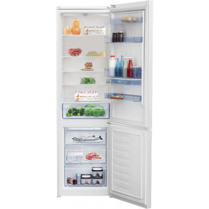 Beko RCSA406K40DWN, 386 L, Dozator apa, Usi reversibile, Iluminare LED, Termostat reglabil, Clasa E, 202 cm, Alb