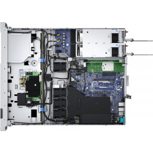 DELL PowerEdge R350 1U, Procesor Intel® Xeon® E-2336 2.9GHz Rocket Lake, 16GB UDIMM ECC RAM, 1x 480GB SATA 6G SSD + 1x 4TB SATA 7.2K 6G HDD, PERC H355, 4x Hot Plug LFF