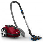 Aspirator Philips Performer Silent FC8781/09, cu sac, 650W, 4L, Rosu