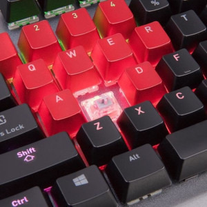 Tt eSPORTS by Thermaltake Level 20 RGB titanium Cherry MX Speed Silver Mecanica