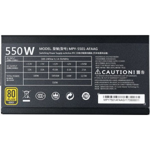 Cooler Master MWE Gold 550, 80+ Gold, 550W