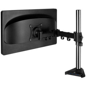 Arctic Z1 Pro (gen. 3), cu hub USB 3.0 pentru max. 49 inch, negru