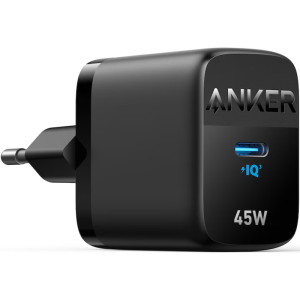 Anker 313 Ace, 1x USB-C, PD 45W, Black