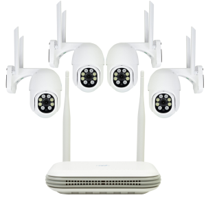Kit Supraveghere PNI House WIFI800 + 4 Camere PNI-IP840