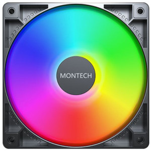 Montech GF120 ARGB PWM 120mm Black Three Fan Pack