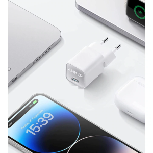 Anker 511 Nano 3, 1x USB-C, PD 30W, White