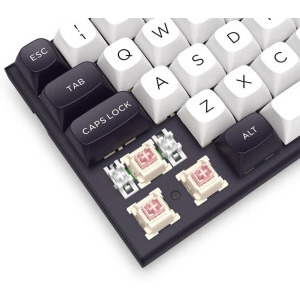 Redragon Irelia Black-White RGB Pink Magnetic Switch Mecanica