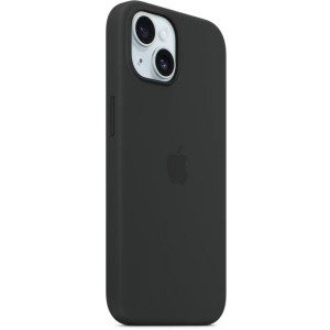 Apple Protectie pentru spate, material silicon pentru iPhone 15, culoare Black