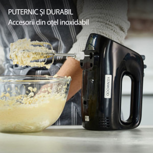 Kenwood Mixer de mana QuickMix HMP30.A0BK, 450W, Negru