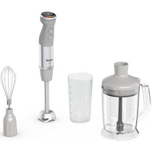 Tefal Mixer vertical QuickChef+ HB67MB30, 1000W, 1 L / 0.8L, Gri/Argintiu