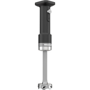 KitchenAid Mixer vertical portabil Go 5KHBRV75BM, 1L, Negru/Argintiu