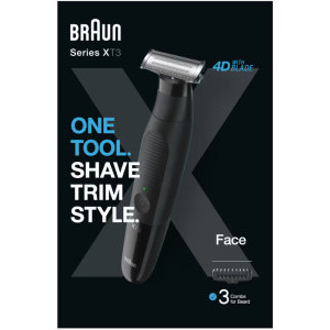 Braun Series X XT3100, aparat hibrid pentru barbierit si tuns
