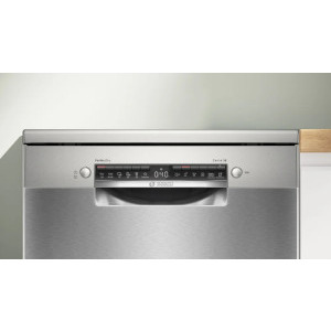 Bosch SMS6ZCI10E, 14 seturi, 6 programe, Clasa B, EcoSilence Drive, PerfectDry, VarioDrawer, RackMatic, AquaStop, AquaSensor, Home Connect, 60 cm, Inox