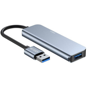 Tech-Protect 5-in-1 V0, 1x USB 3.0, 3x USB 2.0, 1x USB-C, grey