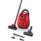 Aspirator Bosch Seria 4 BGB41PET1, cu sac, 700W, 4L, Rosu