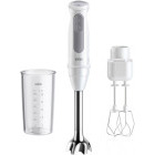 Braun Mixer vertical MultiQuick 5 MQ50501M, 1000W, 0.6L, Alb/Gri