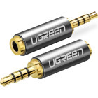 Adaptor Ugreen 1x Jack 2.5 mm Male - 1x Jack 3.5 mm Female, negru