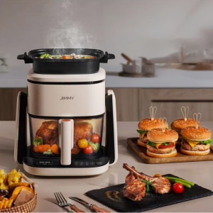 Jimmy Friteuza cu aer cald 2-in-1 AF3, 1100W, 4L, Bej