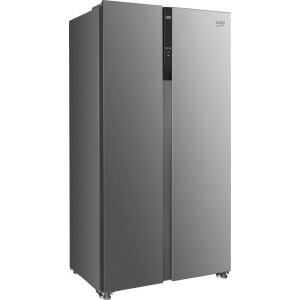 Beko GNO5323XPN, 532 L, Clasa D, NeoFrost Dual Cooling, ProSmart Inverter, Display Touch Control, Vacation Mode, 177 cm, Inox