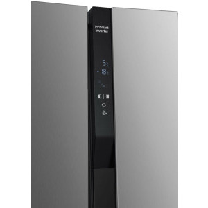 Beko GNO5322XPN, 532 L, Clasa E, NeoFrost Dual Cooling, ProSmart Inverter, Display Touch Control, 177 cm, Inox