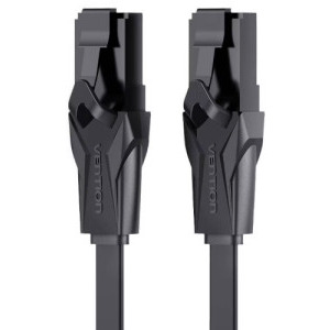 Vention CAT6 Patch Cable UTP 10 m Flat Black
