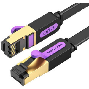 Vention CAT7 Patch Cable STP 2 m Flat Black