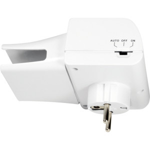 Logilink PA0165, 1x Schuko, 2x USB-A, Iluminare LED, Suport pentru telefon, Alb