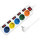 Priza/prelungitor Logilink LPS258, 5x Schuko, 1.5m, Alb-Multicolor