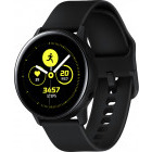 Samsung Galaxy Watch Active (2019), negru, curea silicon, WiFi, Bluetooth, GPS si NFC, rezistent la apa si adancime, perfect pentru inot si fitness