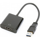 Adaptor Gembird 1x USB 3.0 Male - 1x HDMI Female