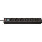 Priza/prelungitor Brennenstuhl Bremounta, 6x Schuko, 3m, Negru