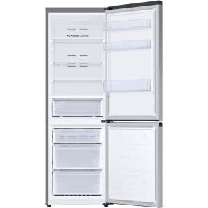 Samsung RB34C600CSA/EF, 344 L, Clasa C, Total No Frost, All Around Cooling, Digital Inverter, AI Energy, 185 cm, Inox