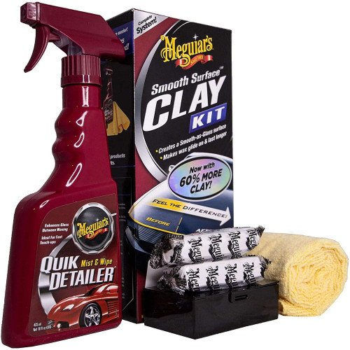 Intretinere vopsea Meguiar's Consumer Kit decontaminare vopsea Smooth Surface Clay