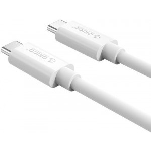 Orico CTC100-10, USB-C la USB-C, 1 m, White, amperaj maxim suportat 5A