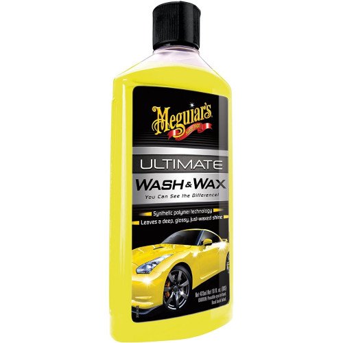 Spalare si detailing rapid Meguiar's Consumer Sampon auto cu ceara Ultimate Wash & Wax 473 ml