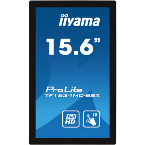 IIyama ProLite TF1634MC-B8X Touchscreen 15.6 inch 25 ms Negru 60 Hz