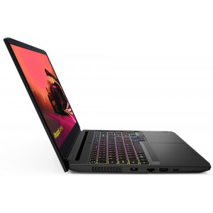 Lenovo Gaming 15.6'' IdeaPad 3 15ACH6, FHD IPS 165Hz, Procesor AMD Ryzen™ 7 5800H (16M Cache, up to 4.4 GHz), 16GB DDR4, 512GB SSD, GeForce RTX 3050 Ti 4GB, No OS, Shadow Black, 4-Zone RGB