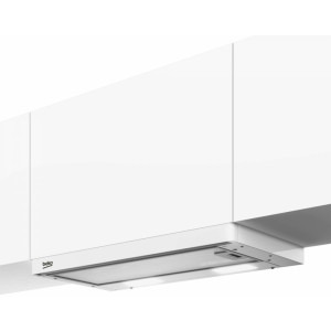 Beko telescopica HNT61310WH, Putere de absorbtie 300 m3/h, 3 trepte de viteza, Iluminare LED, 60 cm, Alb
