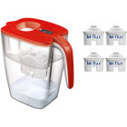 Laica Cana filtranta Big Milano Rosu + 4 filtre Bi-flux