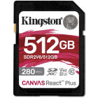 Card memorie Kingston SDXC Canvas React Plus Class 10 UHS-II 512GB